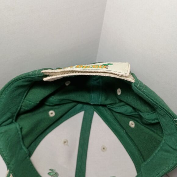 Rare San Diego Tan Adjustable Hat Beige Baseball Cap Green Palm Trees Khaki - Picture 11 of 16